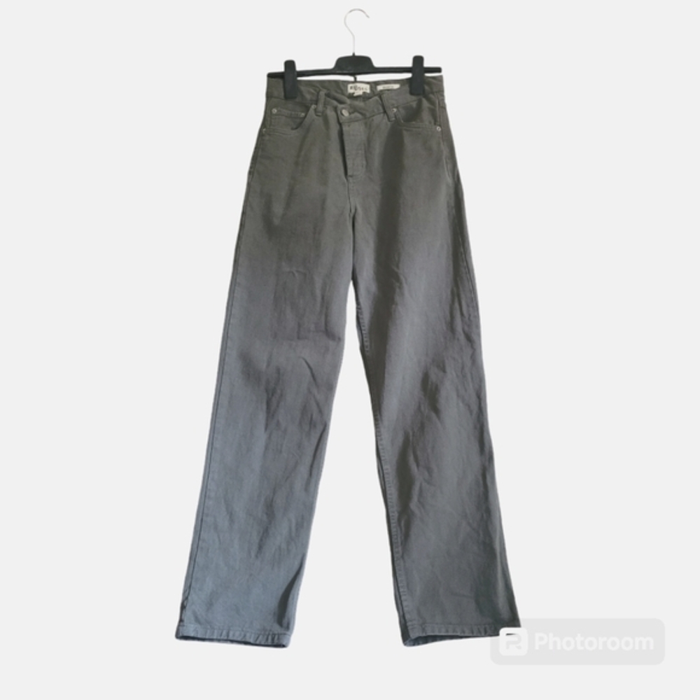 Criss cross waist jeans,RE/Used by RD style,straight‎ leg,26